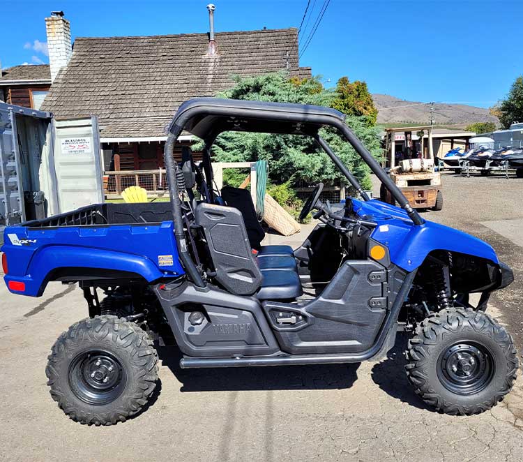 Yamaha-blue 1000cc available to rent at Okanagan Recreational Rentals.