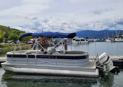 Tritoon-224RS boat for rent vernon bc